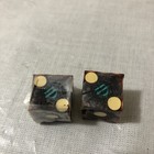 2 Desert Inn Las Vegas Nevada 1965 Casino Dice  Set Brown red  Reed