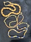 Antique Vintage Assorted Venetian African Mosaic Millefiori Eye Trade Beads Lot