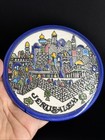 Vintage Old City Jerusalem Palestine Ceramic Plate   Trinket Dish 5  Souvenir 