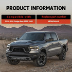 Tailgate Protector Spoiler Top Cap Compatible With 2019-2024 Dodge Ram 2500 3500