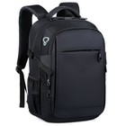 Men Laptop Backpack School Travel Computer Bookbag With Usb Charging Port Black
