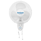 Hurricane Supreme 12 Inch Oscillating 3 Speed Portable Wall Mount Fan  2 Pack