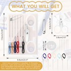 72 Boxes Travel Sewing Kit Mini Sewing Kits Bulk Portable Pocket Sewings Supp   
