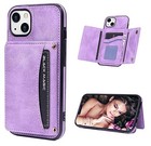 Phone Wallet Case Compatible For Iphone 14 With Card Holder easily Store 6 