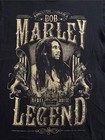 Bob Marley Legend Graphic Tee Black Reggae Music Shirt Medium