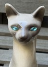 Vintage 50   s Mid Century Modern Siamese Cats Tv Lamp Retro