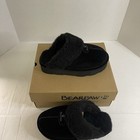 New In Box Bearpaw Retro Loki Black Women   s Slipper Boot Sz 7 5 Fur Cozy Soft