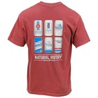 Natural Light Beer Natural History Pocket T-shirt Red
