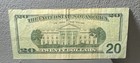 2013  20 Dollar Bill In Good Condition With Serial Number Mg55992956f