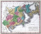 1828 Jh Young Map China Korea Japan Taiwan Hainan Macao Jedo Peking Setchuen