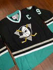 Vintage Paul Kariya Anaheim Mighty Ducks Black  1996-03 Throwback  Jersey