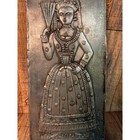 Deutsches Brotmuseum Pewter Bread Mold With Woman Design