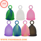 Reusable Lady Silicone Period Cup   Silicone Menstrual Disc Cup Combo Pack