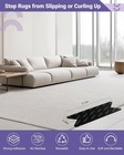 20 Pcs Carpet Mat Grippers Anti Slip Rubber Rug Sticker Skid Pad Tape Reusable