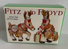 Fitz And Floyd 2003 Christmas  santa s Flight  Salt   Pepper Shaker Set   new  