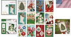 Anydesign 48 Pack Christmas Holiday Greeting Cards Assortment Vintage