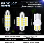 20pcs Led Light Bulbs Interior Kit Car Trunk Dome License Plate Lamp 6000k Chevy