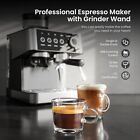 20 Bar Espresso Machines With Grinder With Steam Milk Frother Steam Wand