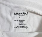 Frank Ocean  blonded  Vintage Orange Logo White T-shirt  size Large  Blonde