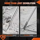 110v Demolition Jack Hammer Concrete Breaker 3500w Electric 2 Chisel Bits Black