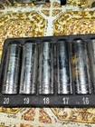 Snap On Tools 10pc 1 2  6pt Metric Flank Drive Chrome Deep Socket Set 310tsm