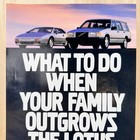 1990 Volvo Turbo Wagon Vintage Print Ad Outgrows The Lotus Auto Advert Wall Art