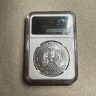 2017  1 Silver Eagle First Day Of Issue Ngc Ms-70  white Holder 