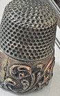 Antique Mkd Sterling Silver Thimble Size 9  Victorian Ketcham   Mcdougall