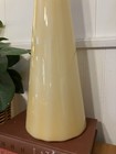 Vintage Butterscotch Genie Bottle Empoli Cased Glassitalian Floor Vase Decanter