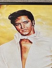 Ex Large 34 X 76 Orig Vintage 1985 Elvis Presley 1935-1977 Door Poster Gold Suit