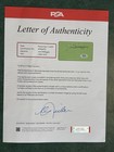 Joe Dimaggio Signed Index Card Psa Dna With Letter Of Authenticity Yankees