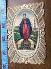 Antique Holy Card 1840   s Virgin Mary Immaculate