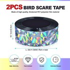 Bird Scare Tape Ribbon 524ft  - Reflective Tape For Birds - Keep Birds Away Outd
