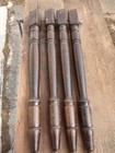 Vtg Wood Furniture Table Legs Set Of 4 Turned Replacement Parts  30 h Dark Brown