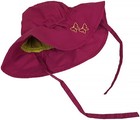 Infant Baby Girl Sun Bucket Floppy Hat Lightweight 100  Cotton Pink Butterfly