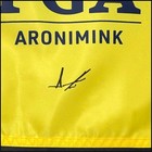 Aaron Rai Autographed 2026 Pga Championship Aronimink Pin Flag Pga Tour Jsa Coa