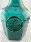 4042 Blenko Hand Blown Dark Turquoise Blue Glass Jn Greenhow Williamsburg Bottle