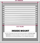 Cordless Embossed Faux Wood Window Blinds Horizontal Privacy Room Darkening