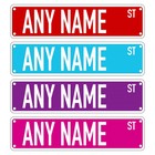 Custom Street Name Metal Sign Personalized Any Name Road Sign Wall Home Plaque