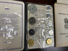 1969 India Proof Coins Set With Blue Folder And Envelope