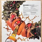 1992 Bacardi Rum Cake Holidays Vintage Print Ad Alcohol Liquor Advert Art