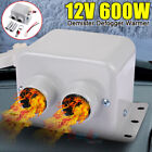 12v 600w Portable Electric Car Heater Heating Fan Defogger Defroster Demister