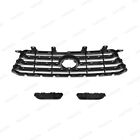 For Highlander 2008 2009 2010 Chrome Front Grille   Bumper Retainer Brackets 3pc
