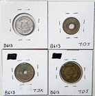 Lebanon Coin Lot  1954 - 5 Piastres  1955 - 1  2 1 2  10 Piastres