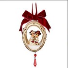 Disney Parks Victorian Mickey Minnie Mouse Singing Carols Christmas Ornament