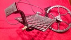 Antique S s  Stoltzfus Cast Iron Treadle Sewing Machine Foot Pedal Flywheel Asse