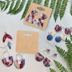 100 Pcs 2 Inch Paper Earring Display Holder Cards For Selling Retail Crafts