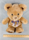 Vintage Dakin Teddy Bear Plush 12 Inch Stuffed Animal 1982 Tawny Brown Feet Ears