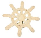 Vintage Cast Iron Nautical Ship Anchor   Wheel Door Knocker