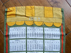 Vintage Vera Neumann 1965 Tea Towel Signed Vera Ladybug Mid Century Modern Mcm